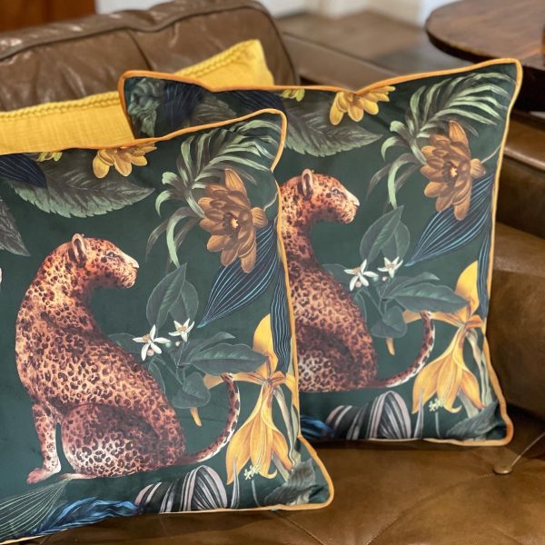 Luscious Jungle Print Cushion